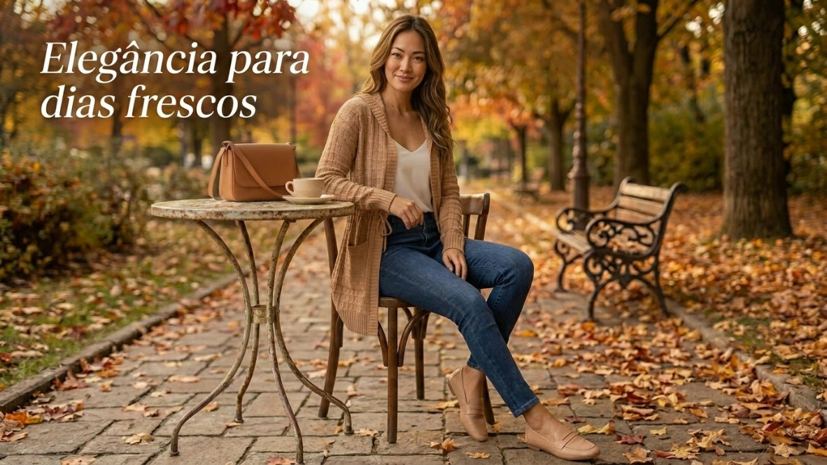 Moda outono inverno feminina — looks elegantes e confortáveis para o frio