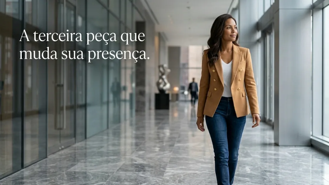 Blazer feminino de alfaiataria — elegância em segundos em qualquer look