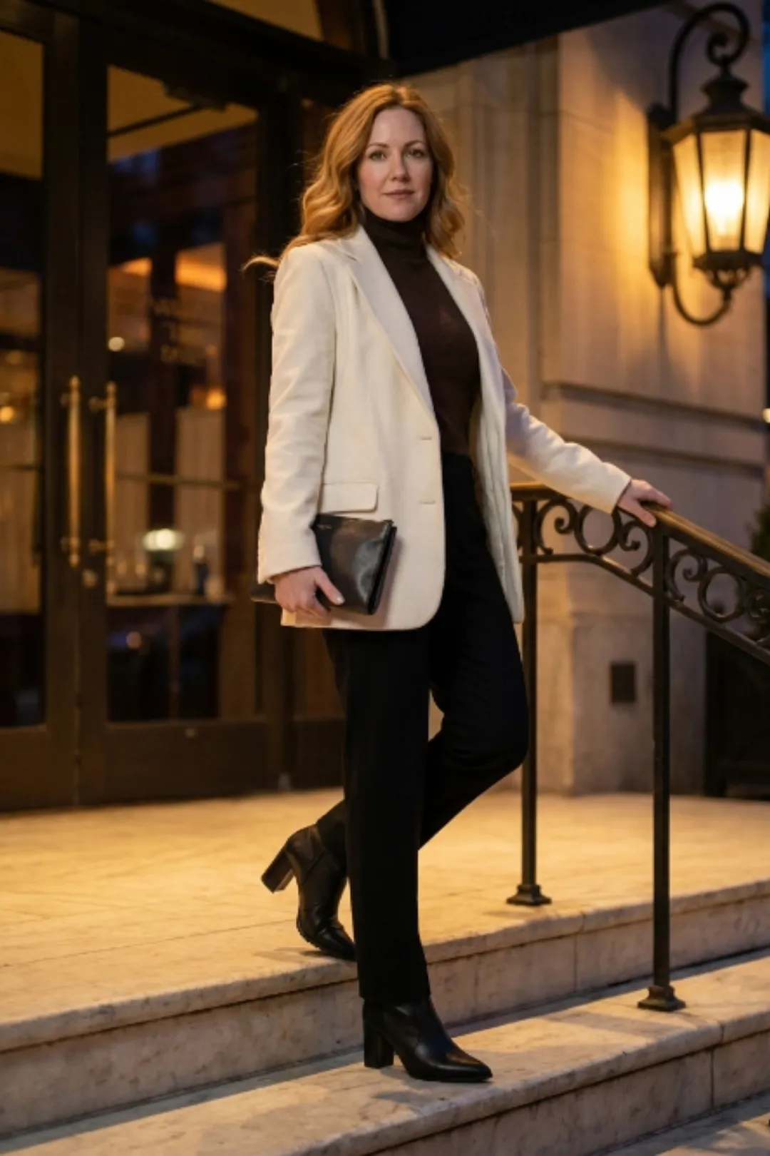 Bota coturno bico fino feminina cano curto — produto âncora sapatos inverno